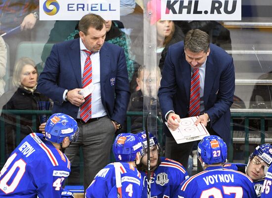 Kontinental Hockey League. SKA vs. Avangard