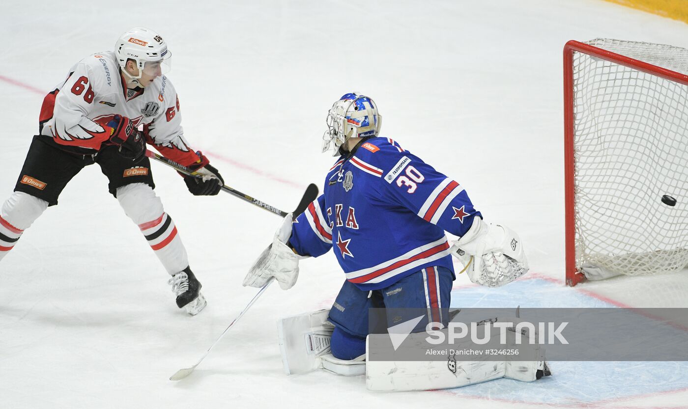 Kontinental Hockey League. SKA vs. Avangard