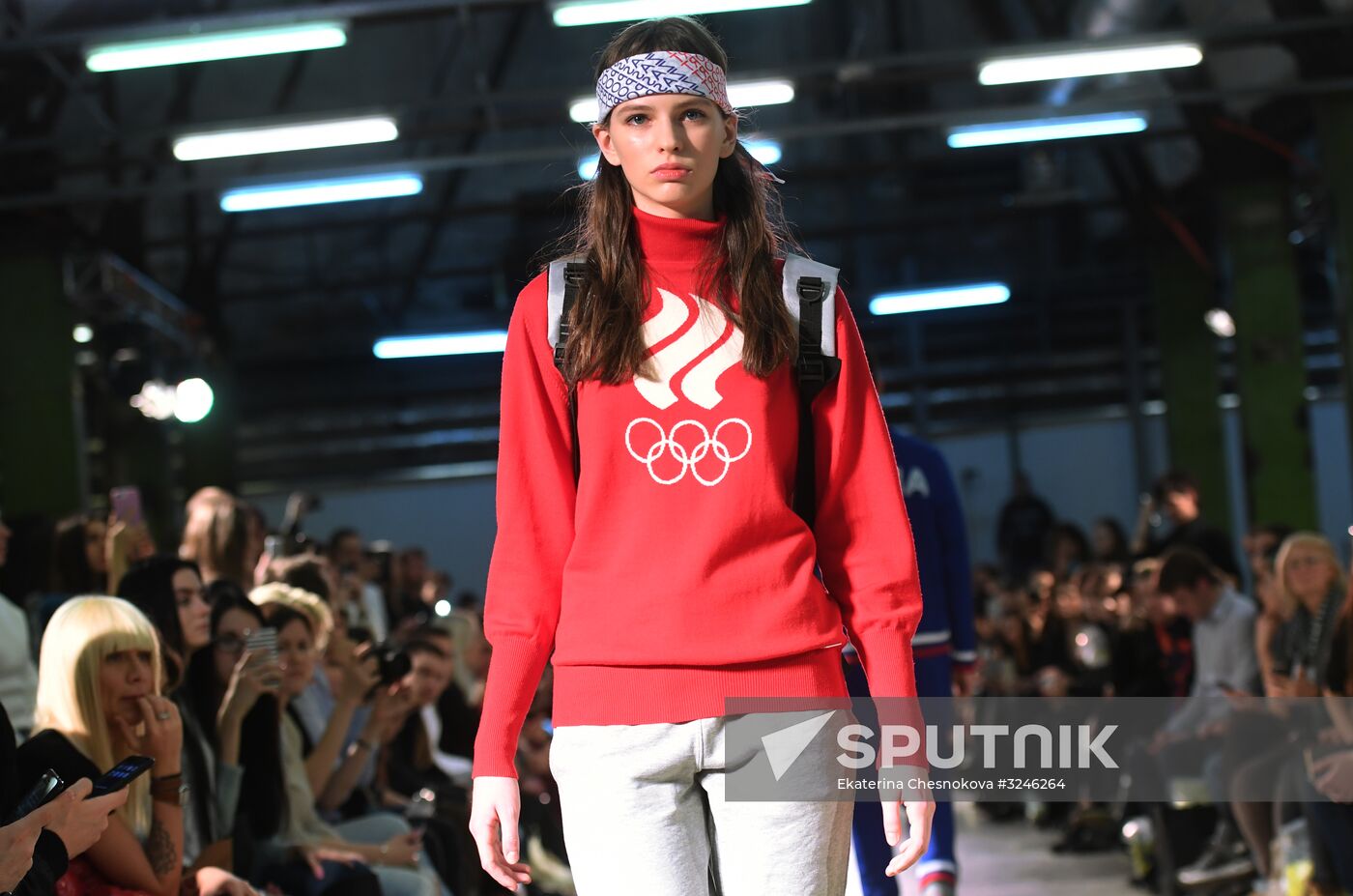 Olympic team outfit and Zasport brand casual collection showcased in Moscow