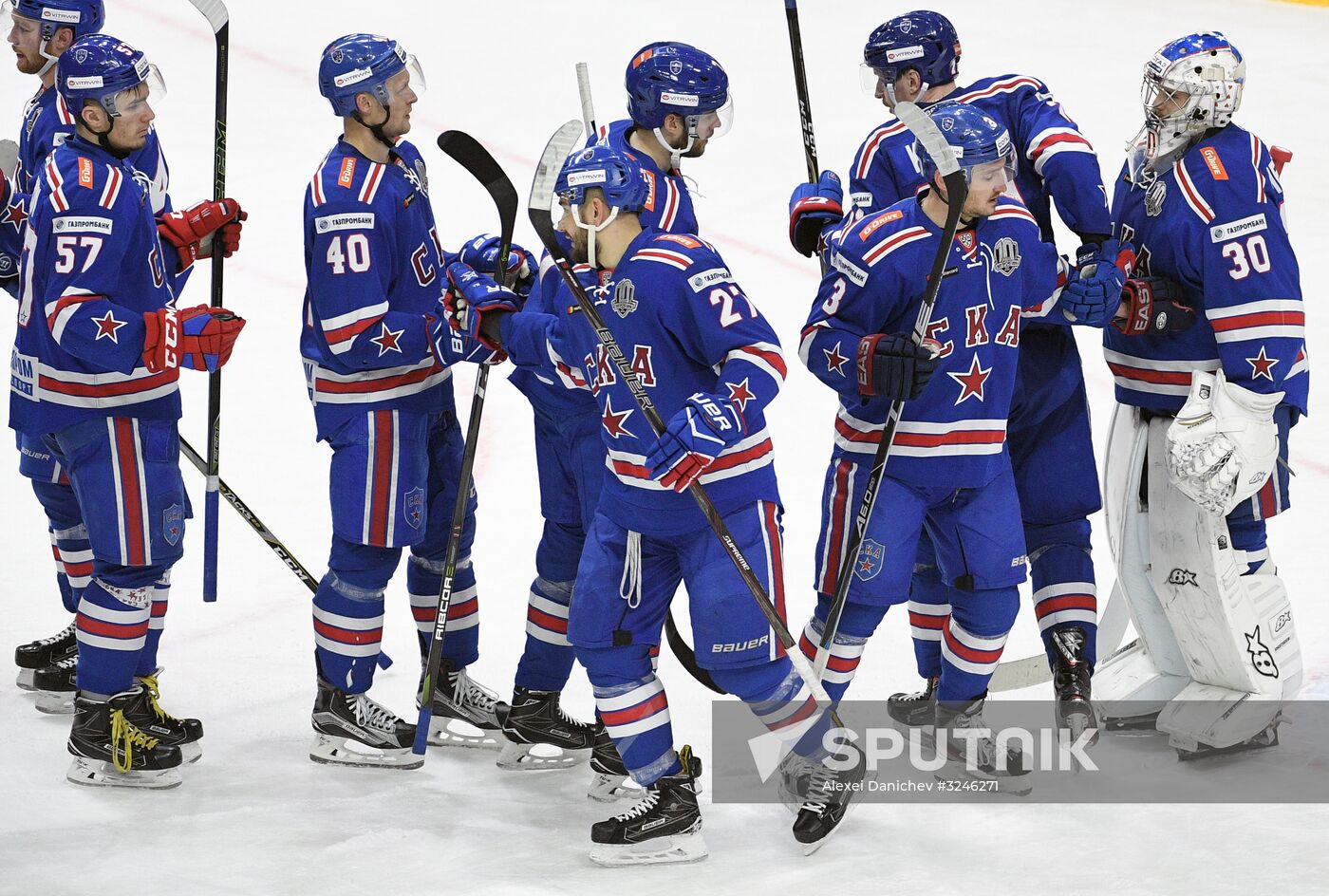 Kontinental Hockey League. SKA vs. Avangard