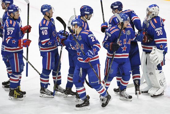 Kontinental Hockey League. SKA vs. Avangard