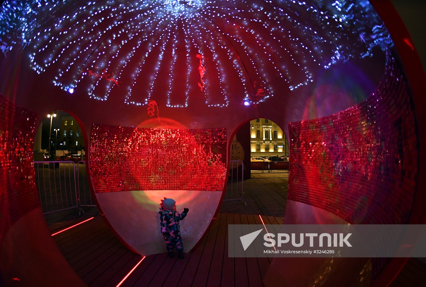 Art objects installed ahead of 2018 FIFA World Cup Russia Final Draw