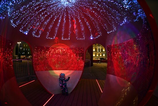 Art objects installed ahead of 2018 FIFA World Cup Russia Final Draw