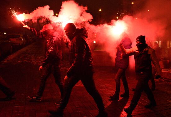 Euromaidan anniversary march in Kiev