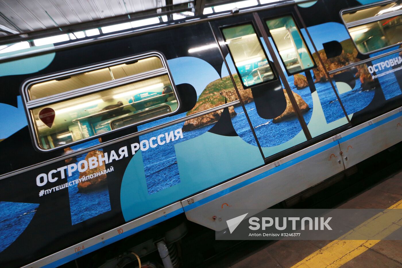 The Year of the Environment themed train
