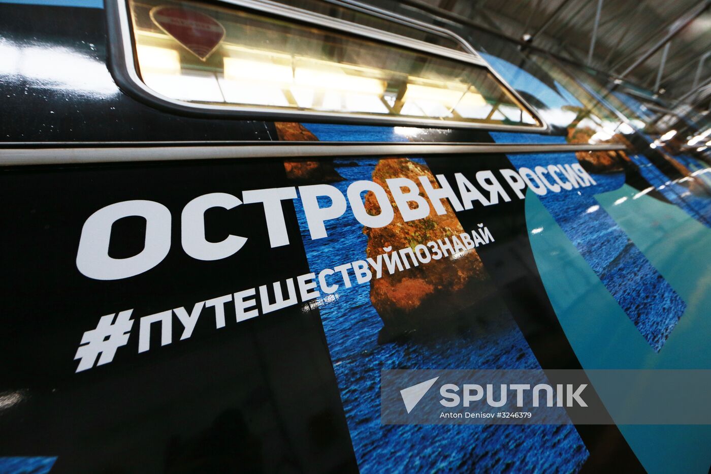 The Year of the Environment themed train
