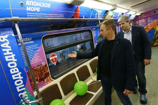 The Year of the Environment themed train