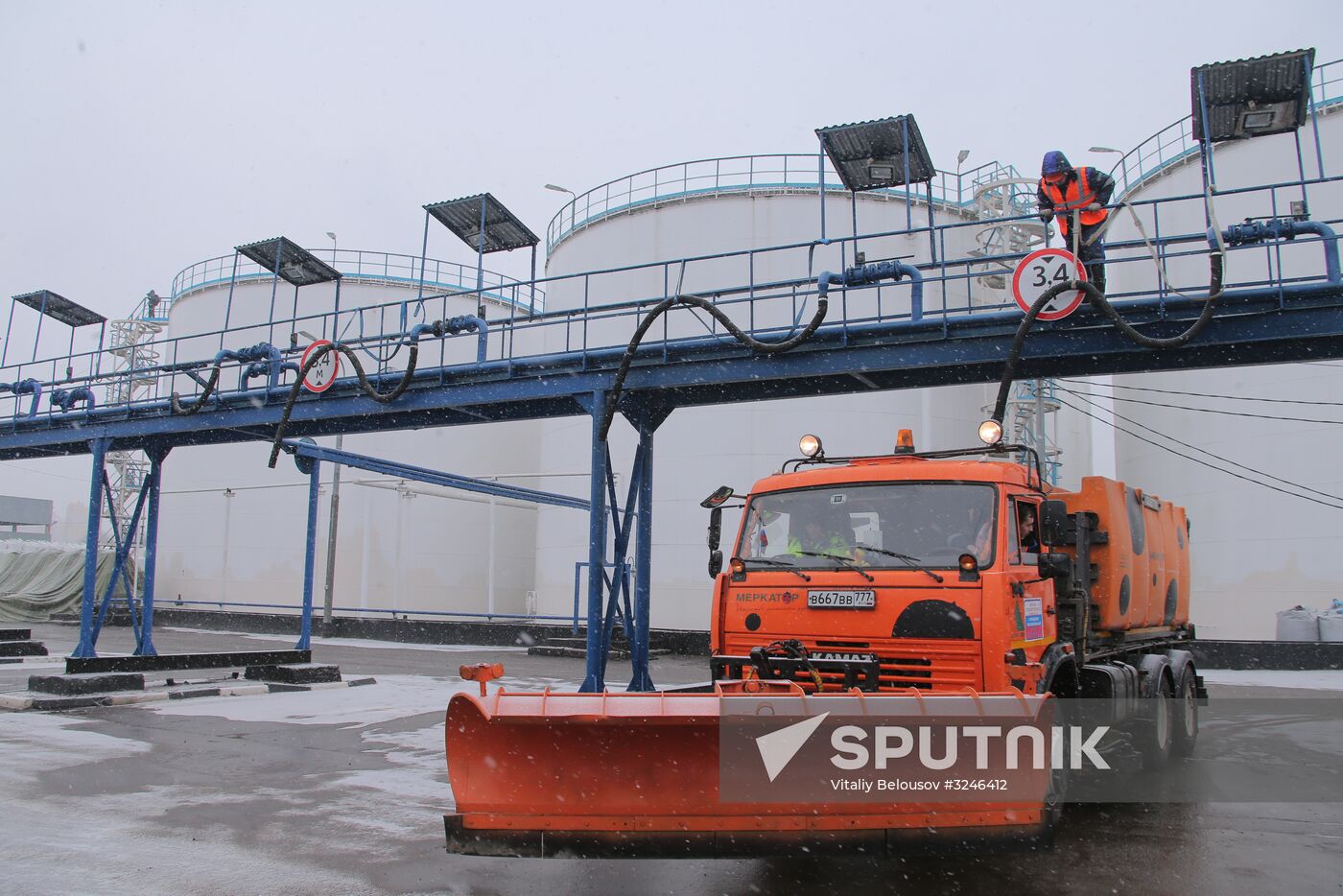 Treating roads with anti-icing materials