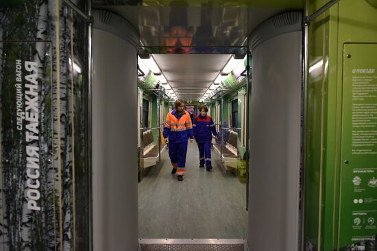 Year of the Environment themed train