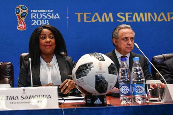 Seminar for 2018 FIFA World Cup teams' coaches