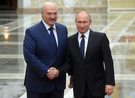 Russian President Vladimir Putin's working visit to Minsk