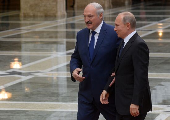 Russian President Vladimir Putin's working visit to Minsk