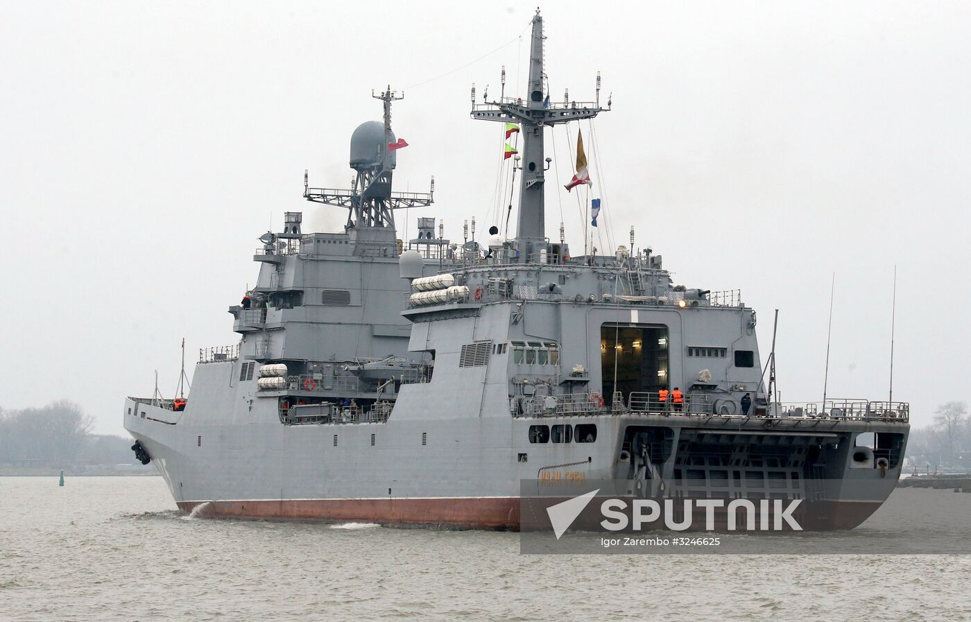 The Ivan Gren large landing ship