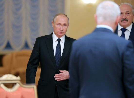 Russian President Vladimir Putin's working visit to Minsk