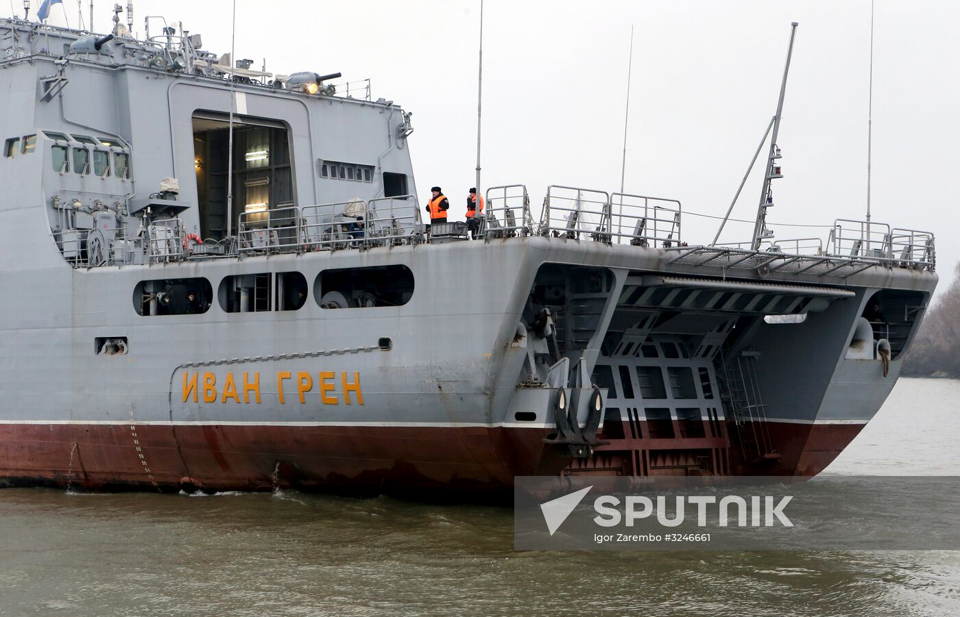 The Ivan Gren large landing ship
