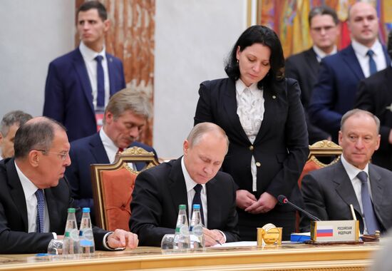 Russian President Vladimir Putin's working visit to Minsk