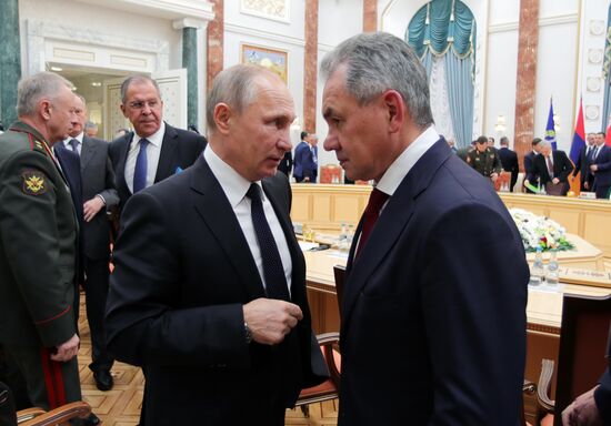 Russian President Vladimir Putin's working visit to Minsk