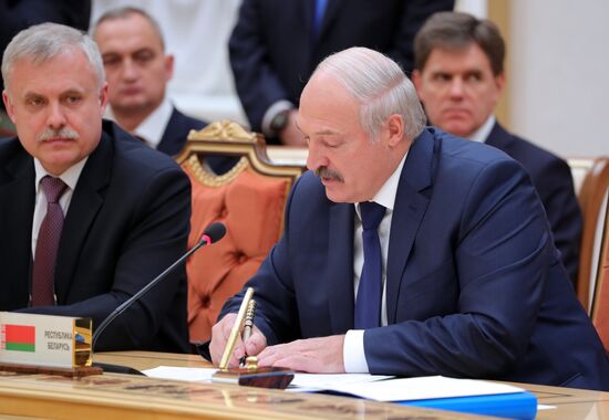 President Vladimir Putin's working visit to Minsk
