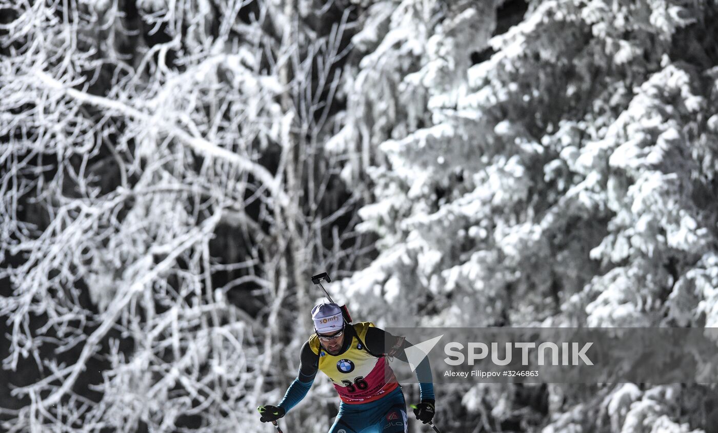 World Cup Biathlon 1. Men's individual race