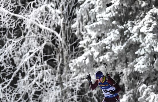 World Cup Biathlon 1. Men's individual race