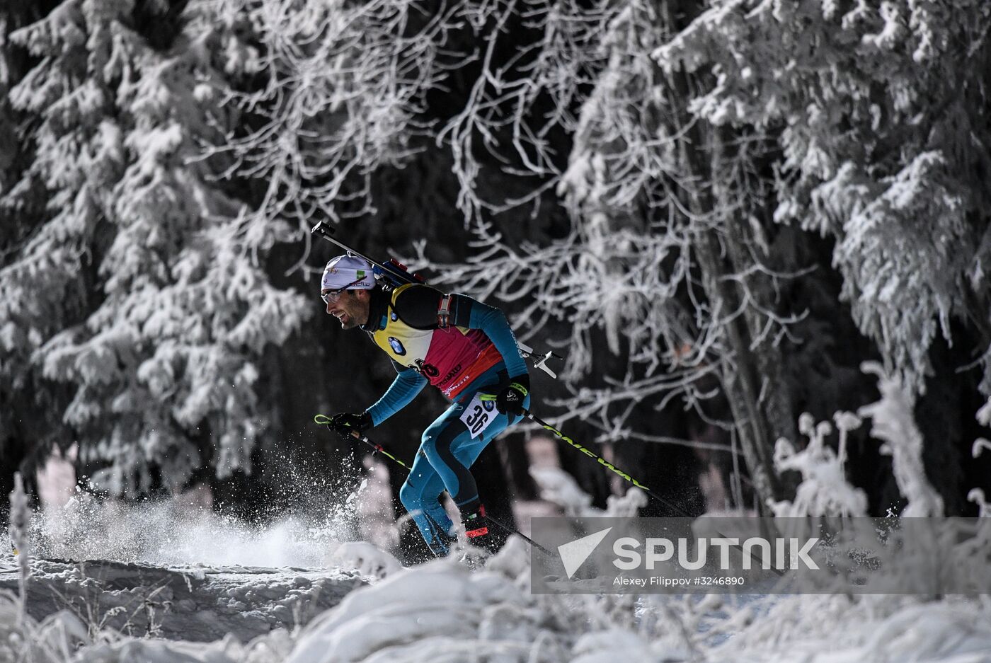 World Cup Biathlon 1. Men's individual race