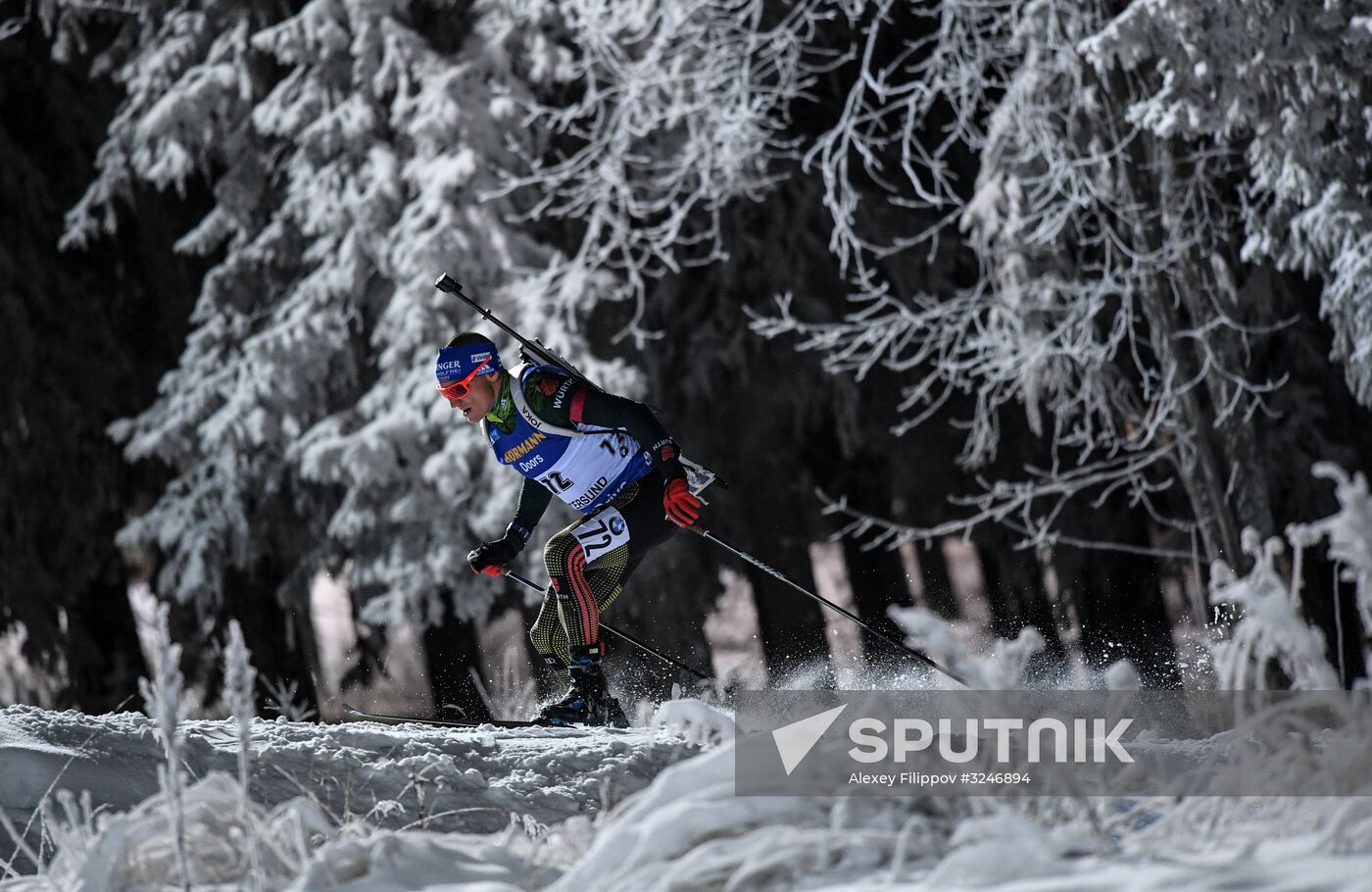 World Cup Biathlon 1. Men's individual race