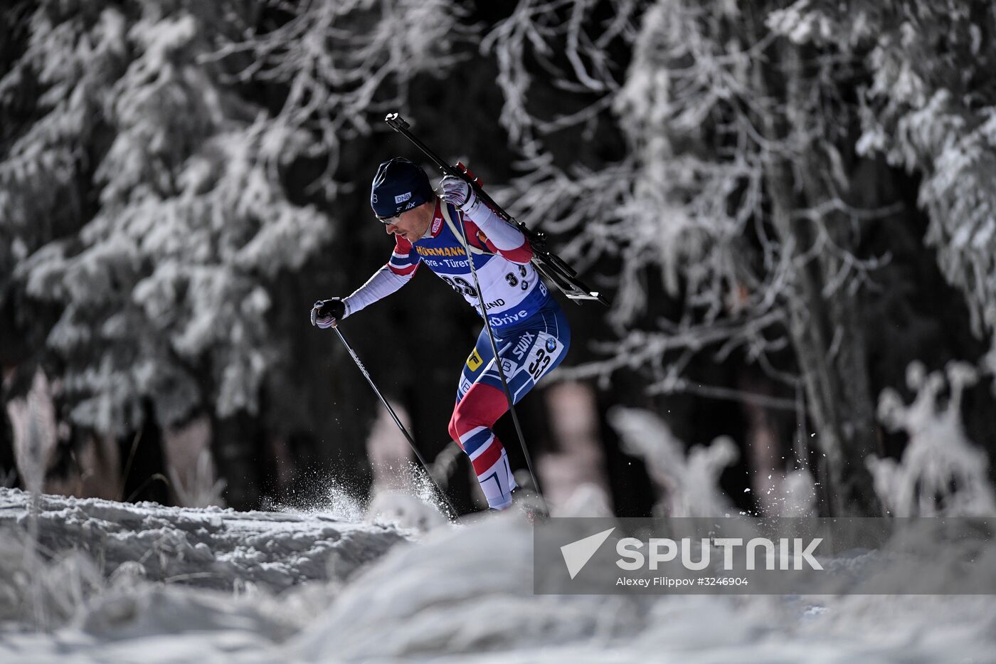 World Cup Biathlon 1. Men's individual race