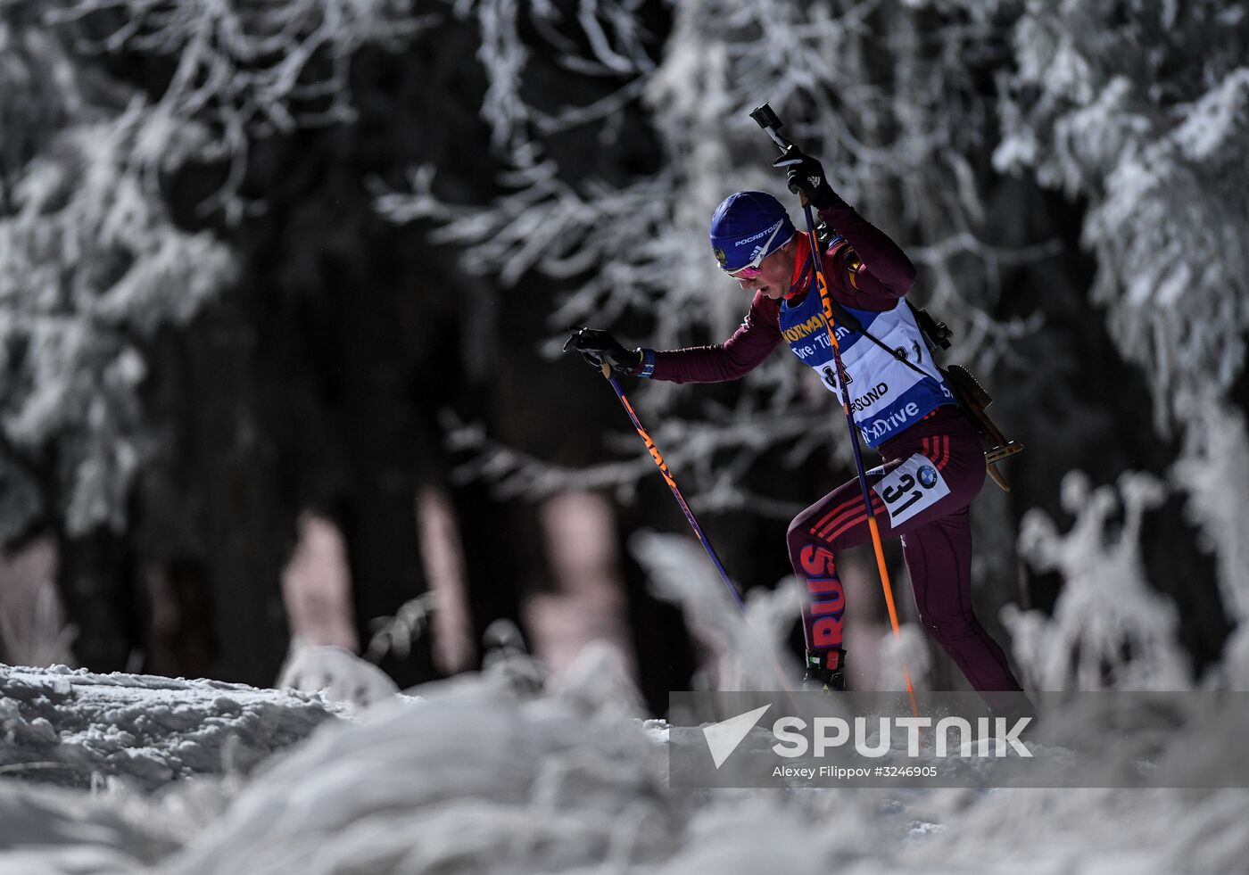 World Cup Biathlon 1. Men's individual race