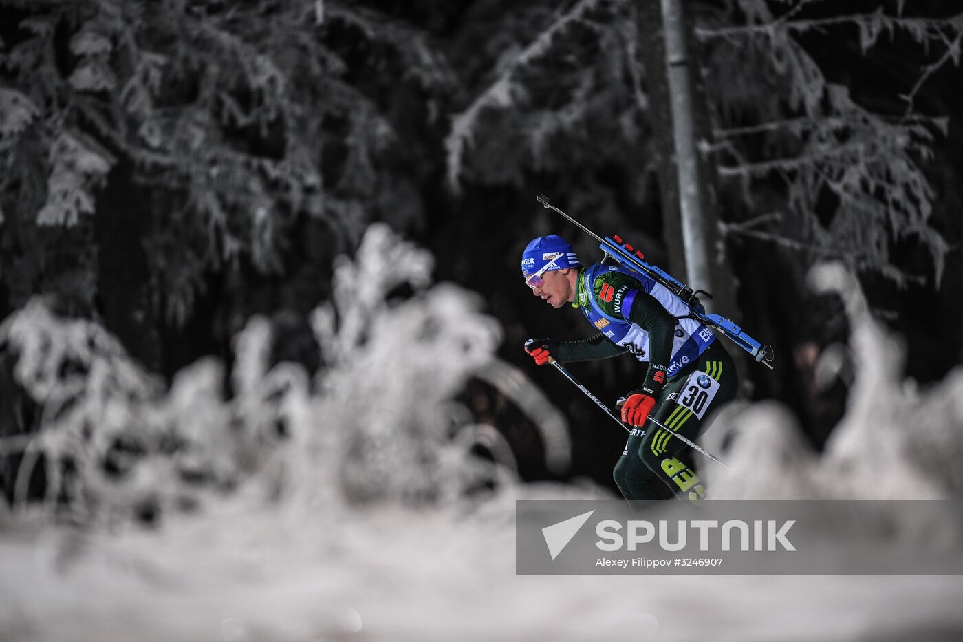 World Cup Biathlon 1. Men's individual race