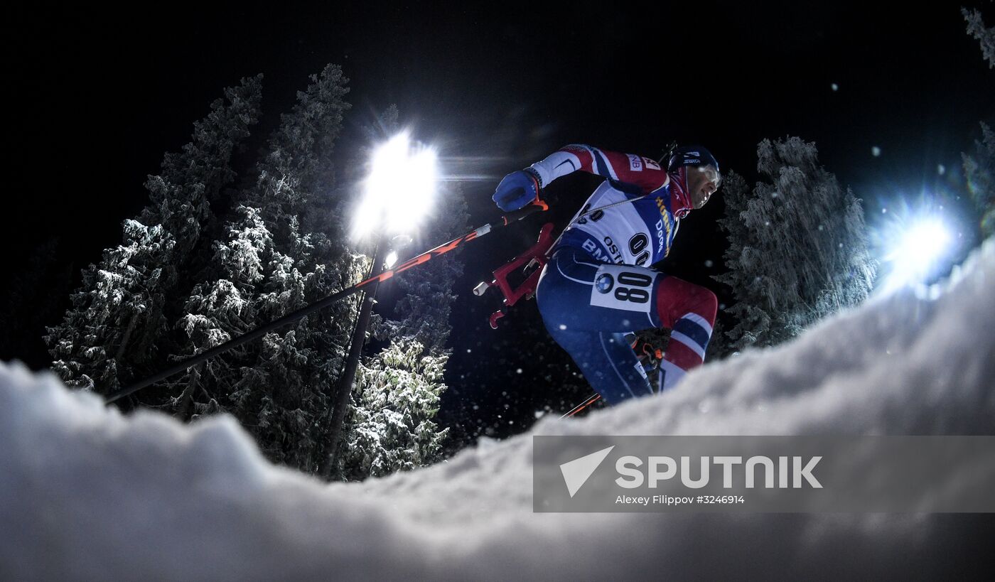 World Cup Biathlon 1. Men's individual race