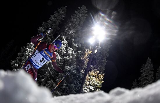 World Cup Biathlon 1. Men's individual race