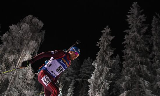 World Cup Biathlon 1. Men's individual race