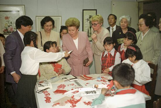 President Boris Yeltsin's visit to China