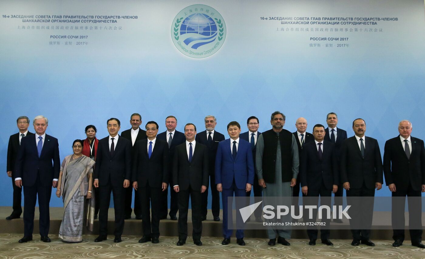Meeting of Council of SCO Heads of Government in Sochi