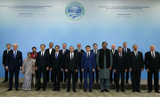 Meeting of Council of SCO Heads of Government in Sochi