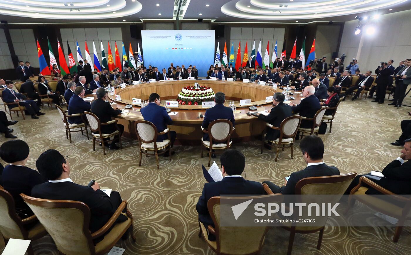 Meeting of Council of SCO Heads of Government in Sochi