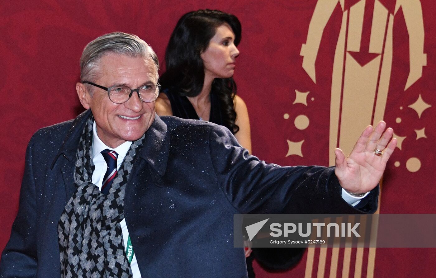 Guests arrive at 2018 FIFA World Cup Final Draw