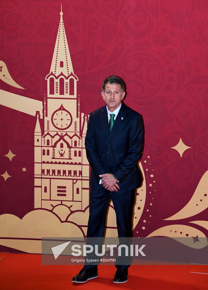 Guests arrive at 2018 FIFA World Cup Final Draw