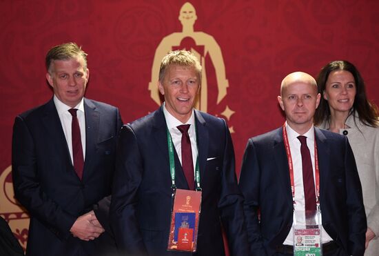 Guests arrive to 2018 FIFA World Cup Final Draw