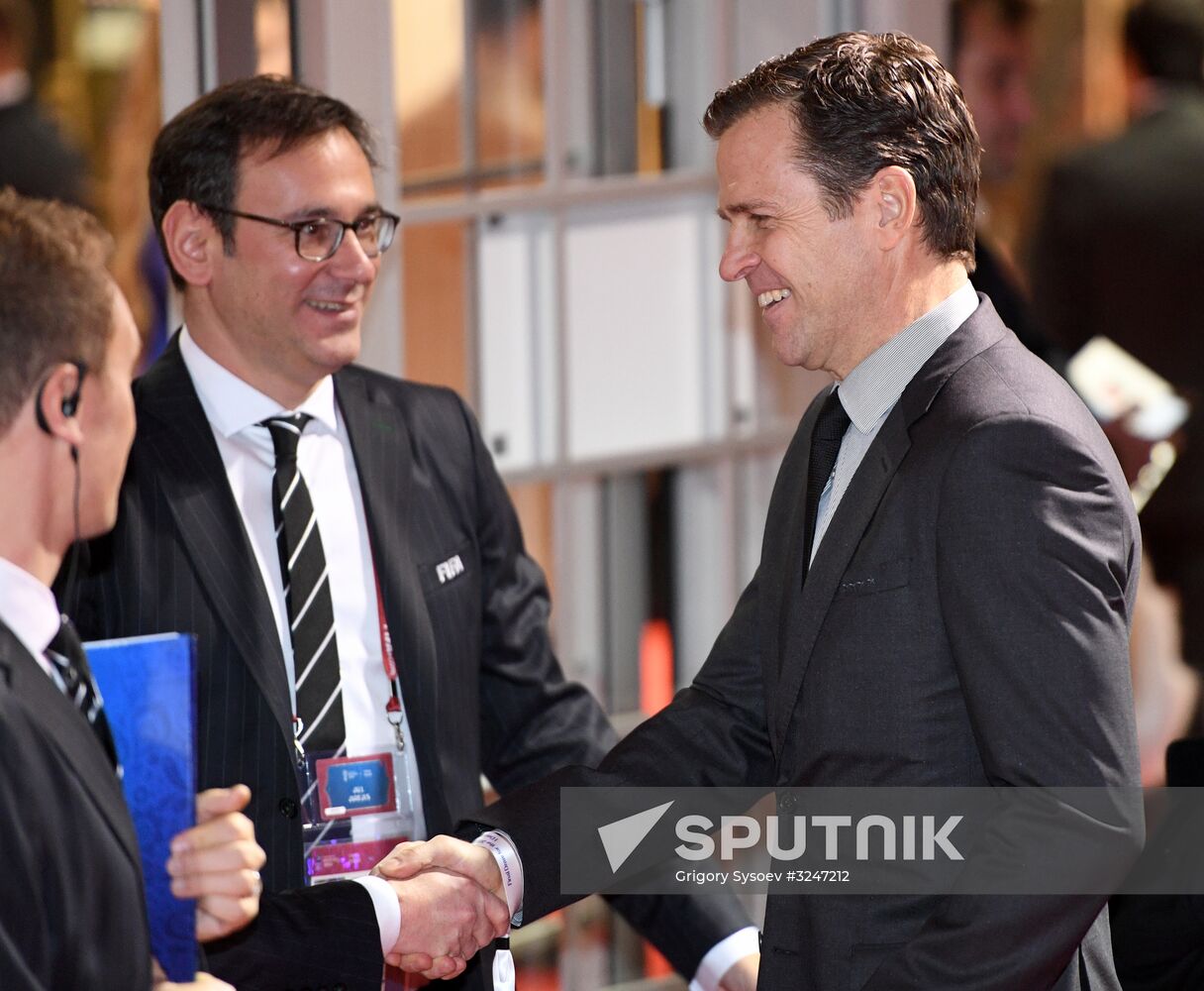 Guests arrive at 2018 FIFA World Cup Final Draw