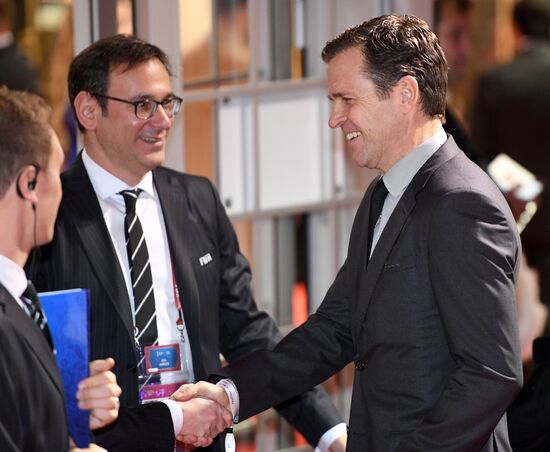 Guests arrive at 2018 FIFA World Cup Final Draw