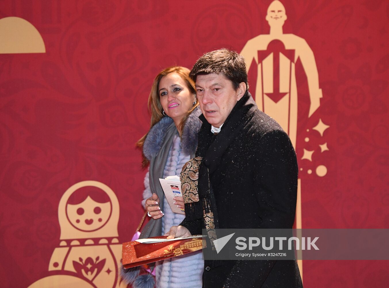 Guests arrive at 2018 FIFA World Cup Final Draw