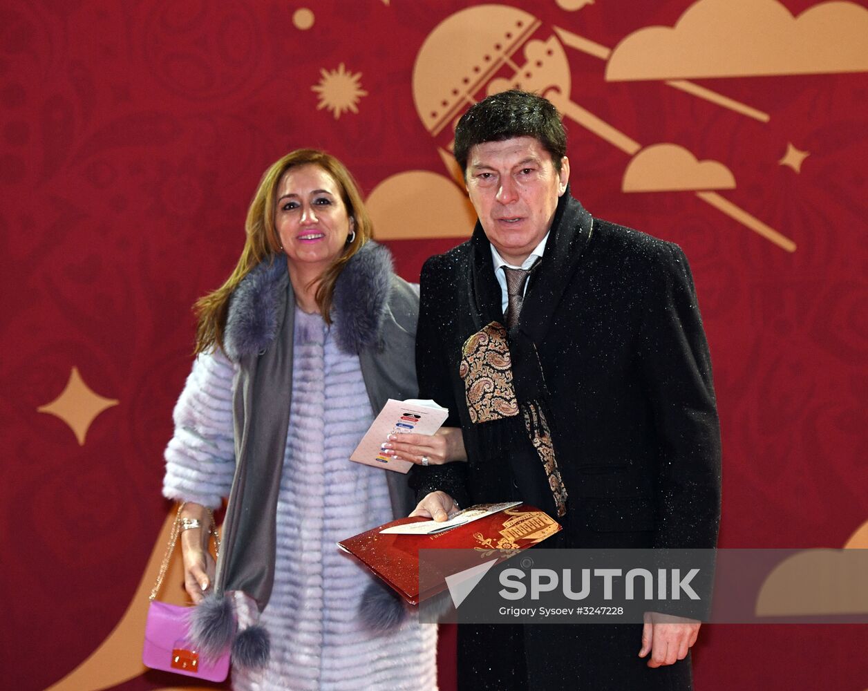 Guests arrive to 2018 FIFA World Cup Final Draw