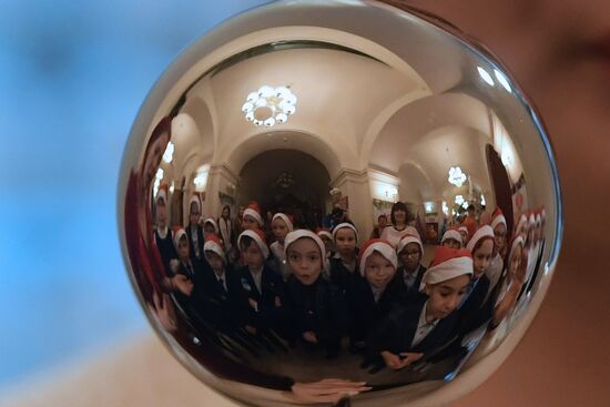 Tree ornaments factory exhibition in Kazan