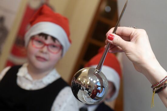 Tree ornaments factory exhibition in Kazan