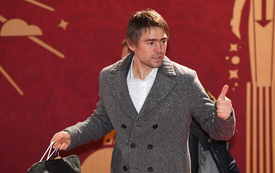 Guests arrive at 2018 FIFA World Cup Final Draw