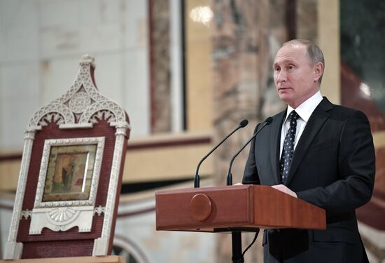 President Putin speaks at Assembly of Hierarchs of Russian Orthodox Church