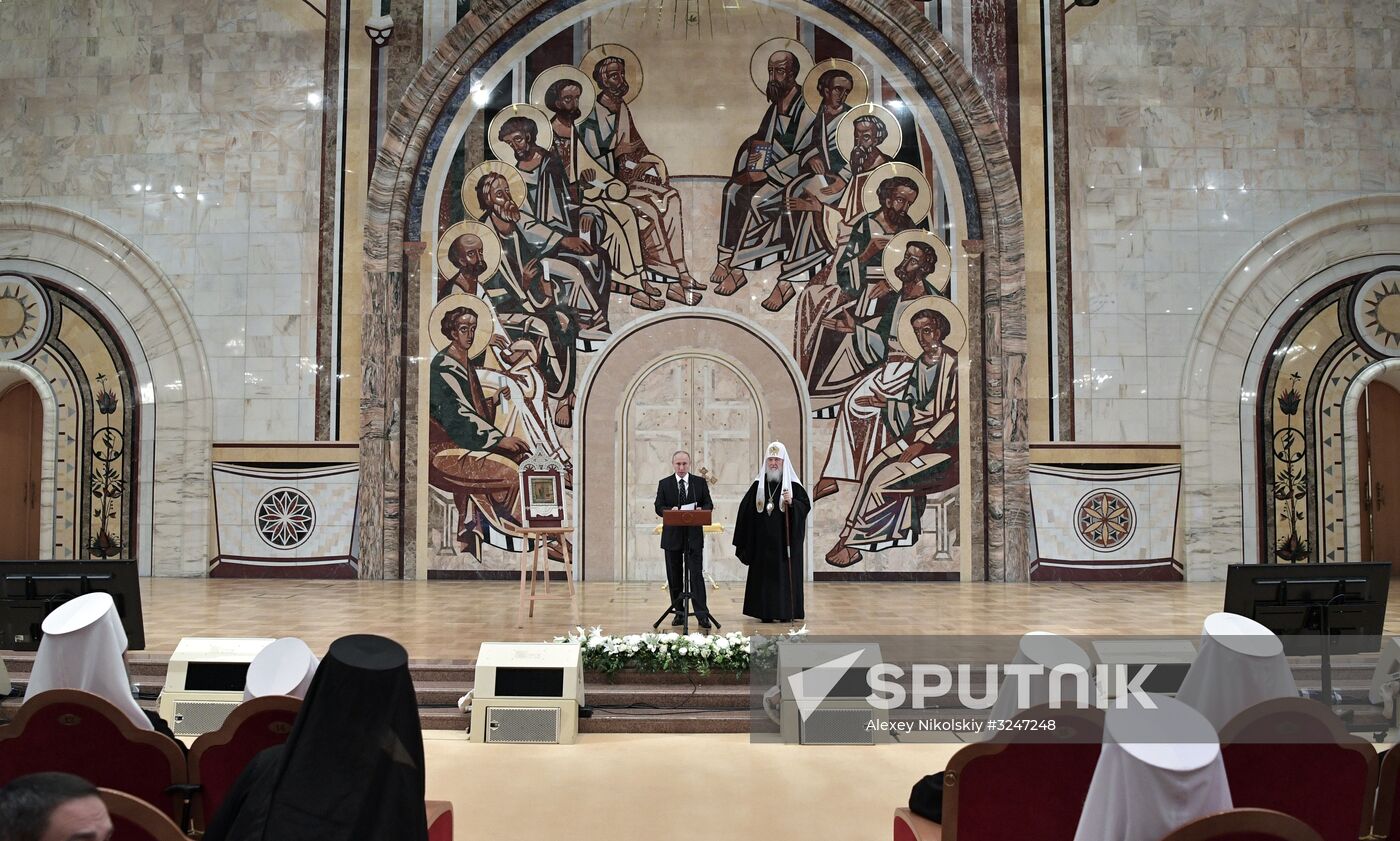 President Putin speaks at Assembly of Hierarchs of Russian Orthodox Church