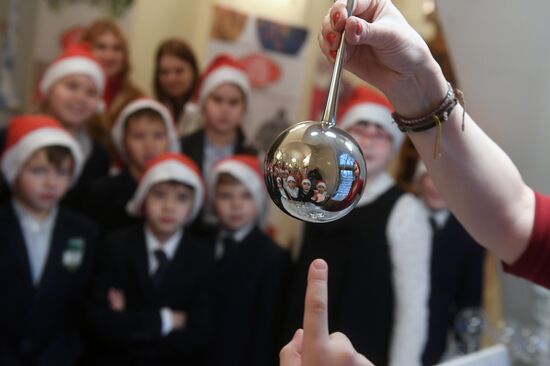 Tree ornaments factory exhibition in Kazan