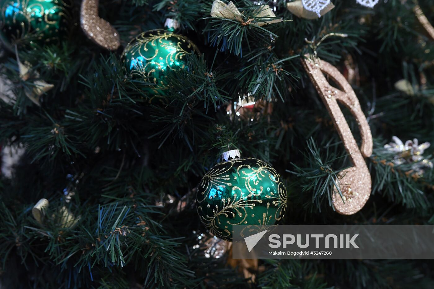 Tree ornaments factory exhibition in Kazan